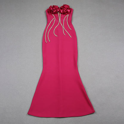 Rose Red Bandage Dress HL9557