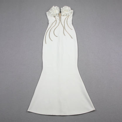 White Bandage Dress HL9557
