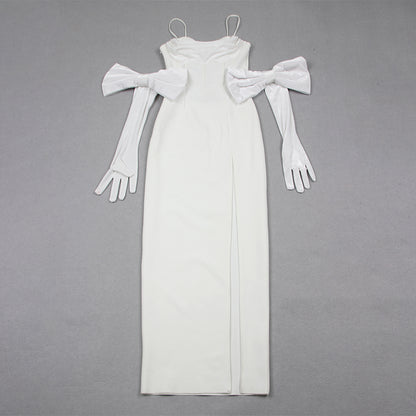 White Bandage Dress HL9563