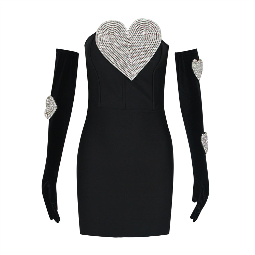 Black Bandage Dress HL9588