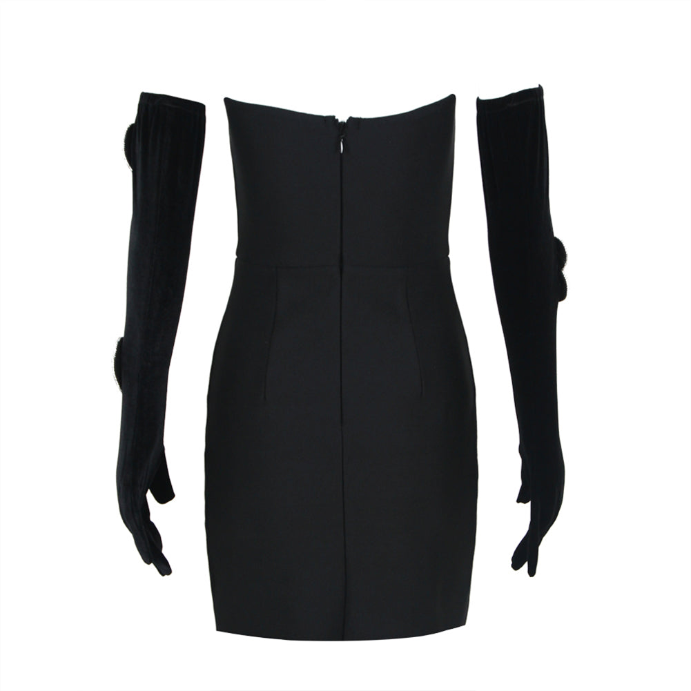 Black Bandage Dress HL9588