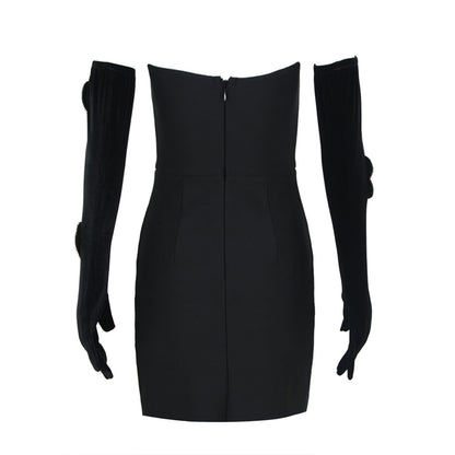 Black Bandage Dress HL9588