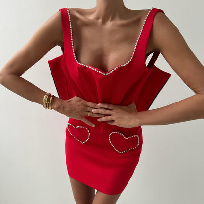 Red Bandage Dress HL9646