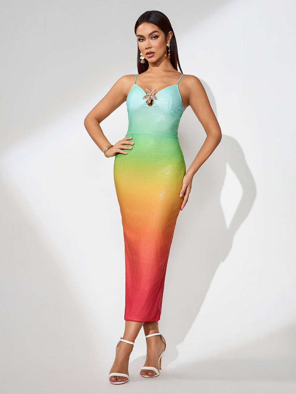 Colourful Dress HL9655
