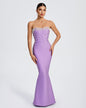 Pearl Detail Maxi Mermaid Bandage Dress