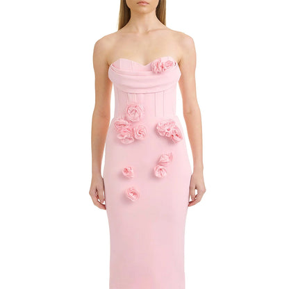 Pink Bandage Dress HL9800