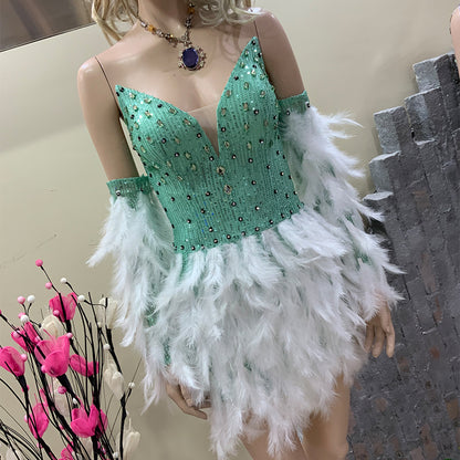 Mint Green Bodycon Dress HT1111