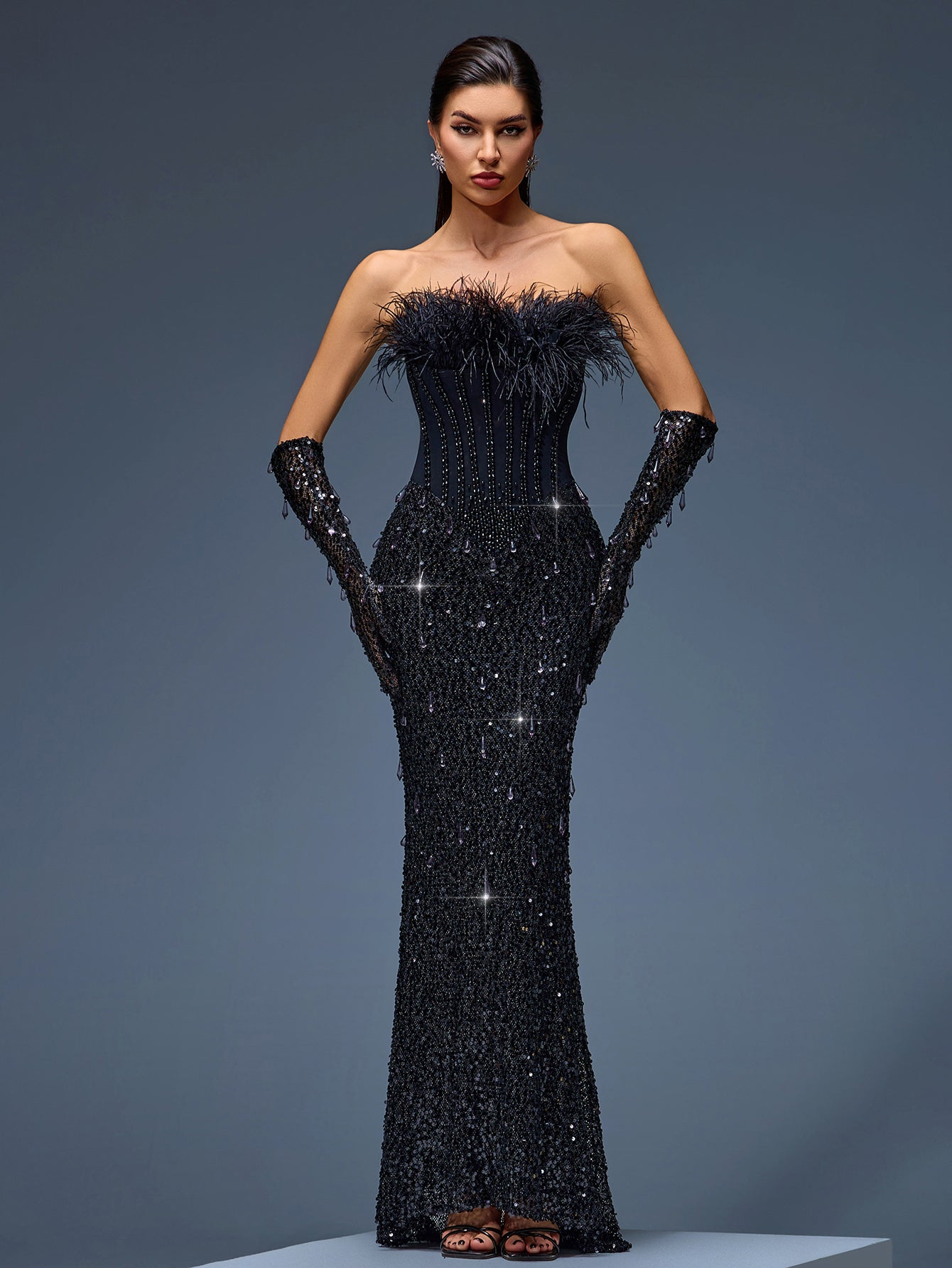 Black Dress HT1112