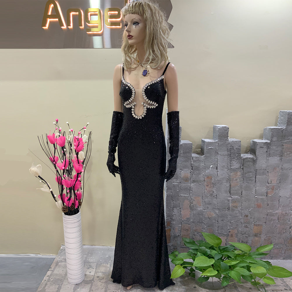Black Bodycon Dress HT1132