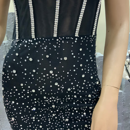 Black Bodycon Dress HT11790