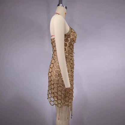 Gold Bodycon Dress HT20150