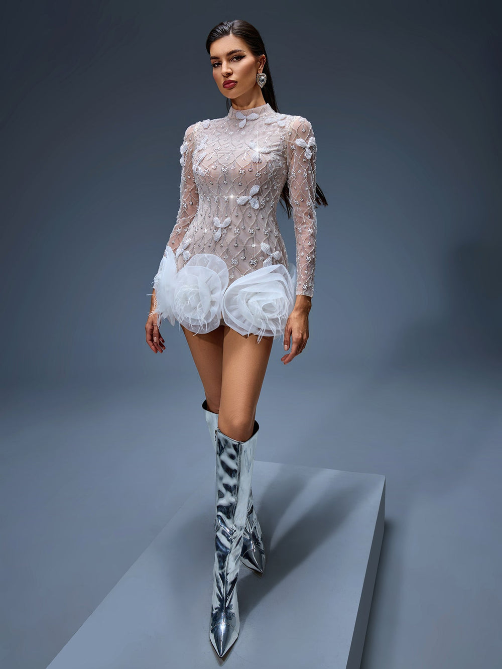 White Dress HT20590