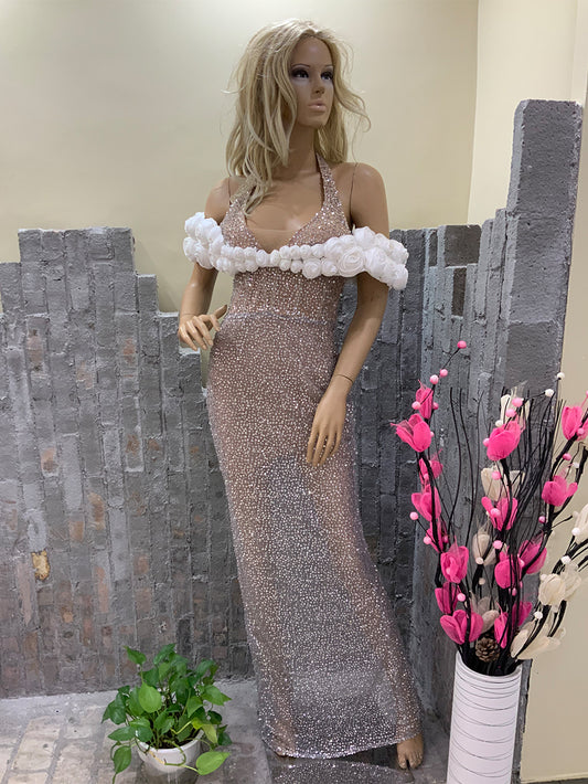 Long Halter Dress