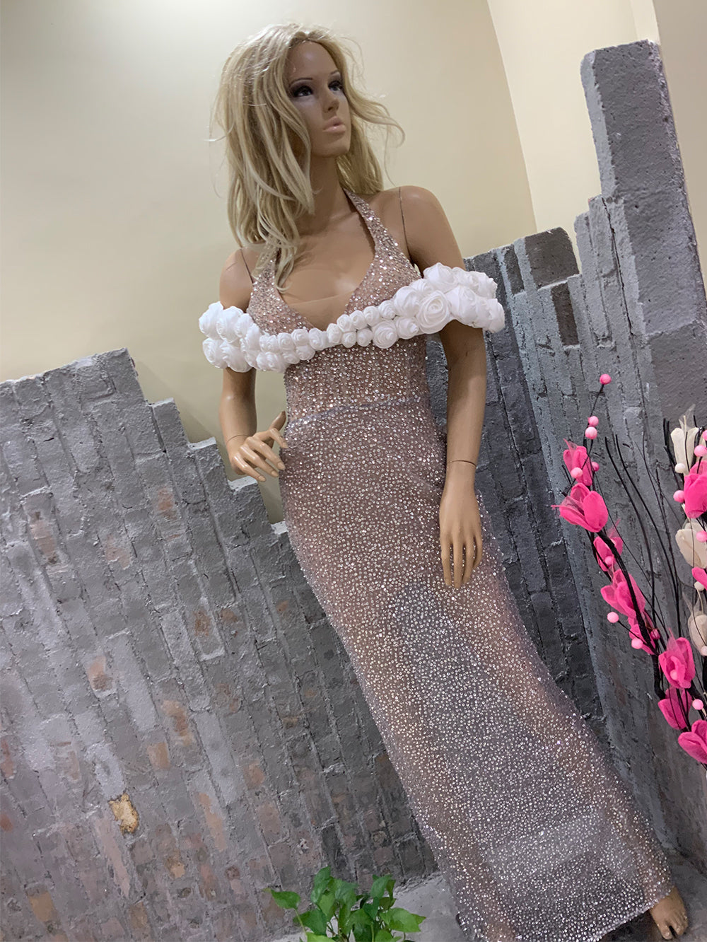 Long Halter Dress