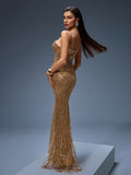 Brown Dress HT21800