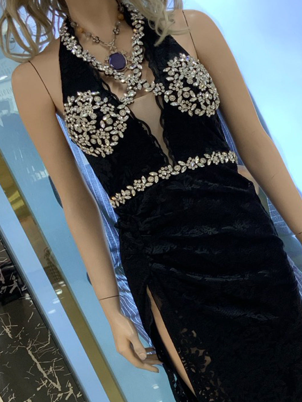 Black Bodycon Dress HT22060