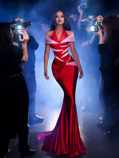 Red Bodycon Dress HT29540
