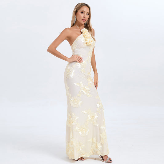 Apricot Dress KLYF1249