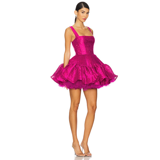 Rose Red Dress KLYF1422