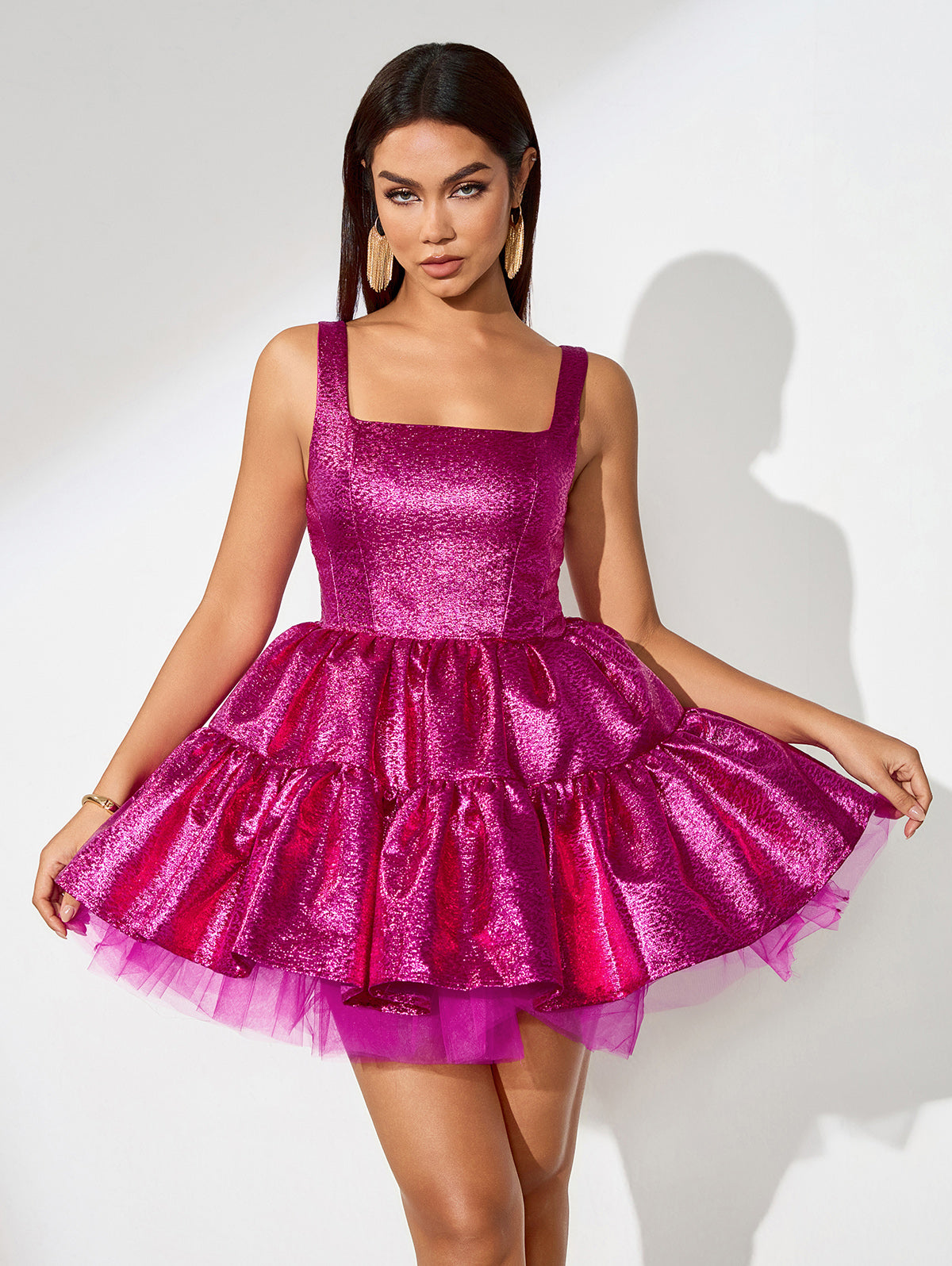 Rose Red Dress KLYF1422