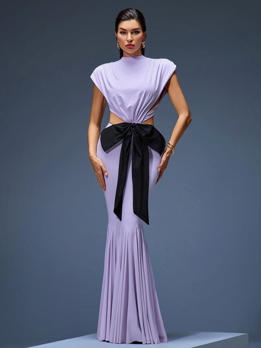 Purple Dress KLYF1463