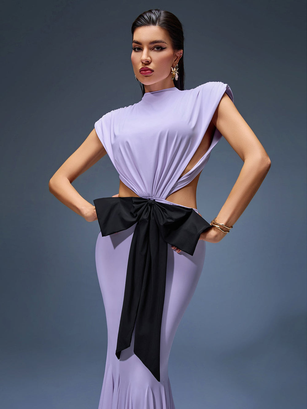 Purple Dress KLYF1463