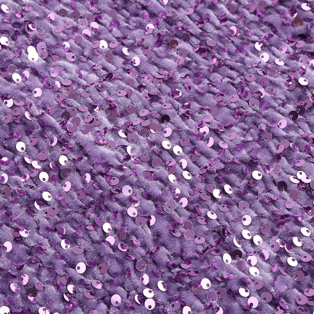 Purple Bodycon Dress KLYF611 5