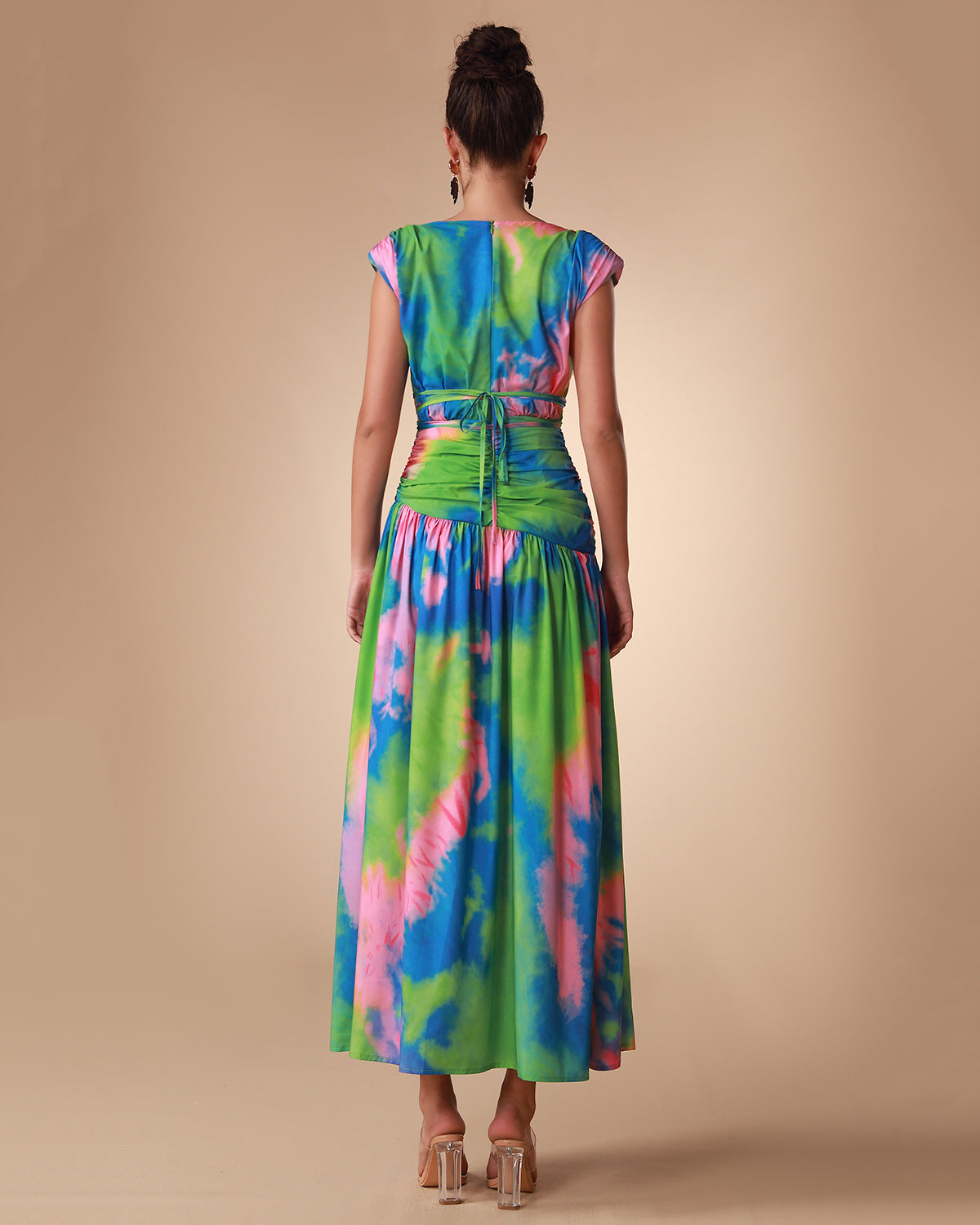 Speckled ink Printed Robe