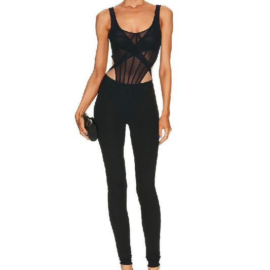Black Jumpsuit KLYF912