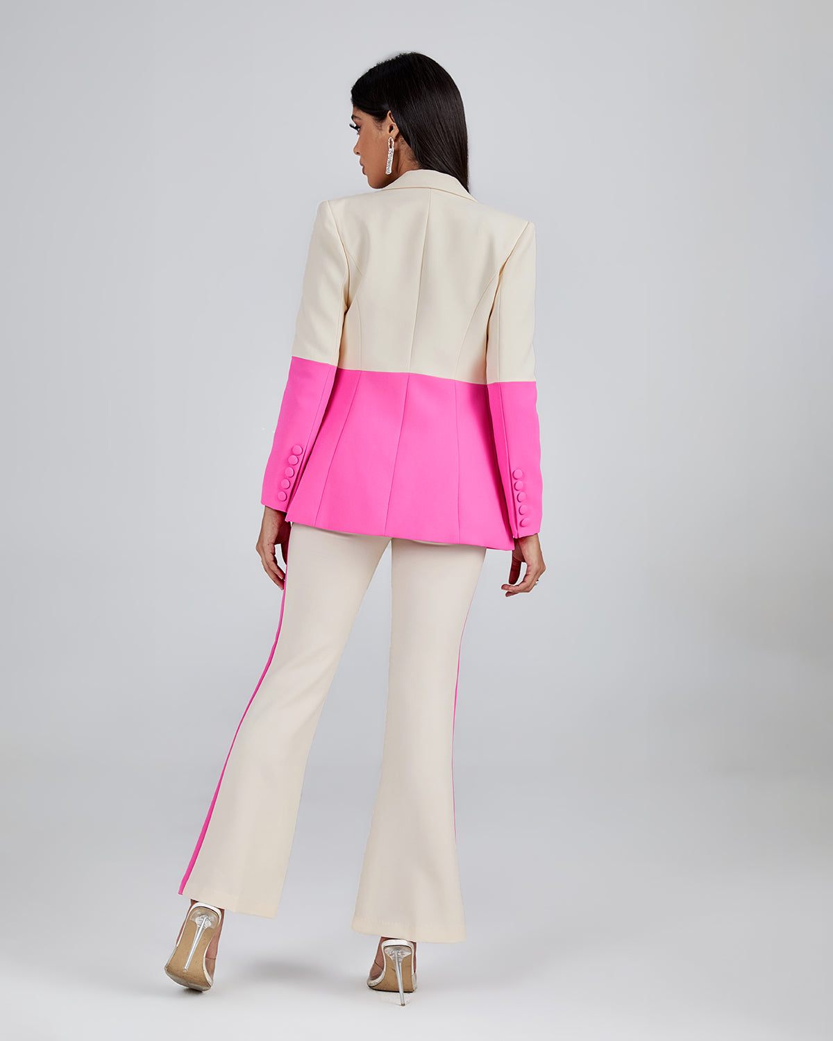 Barbie Contrast Color Suit Set