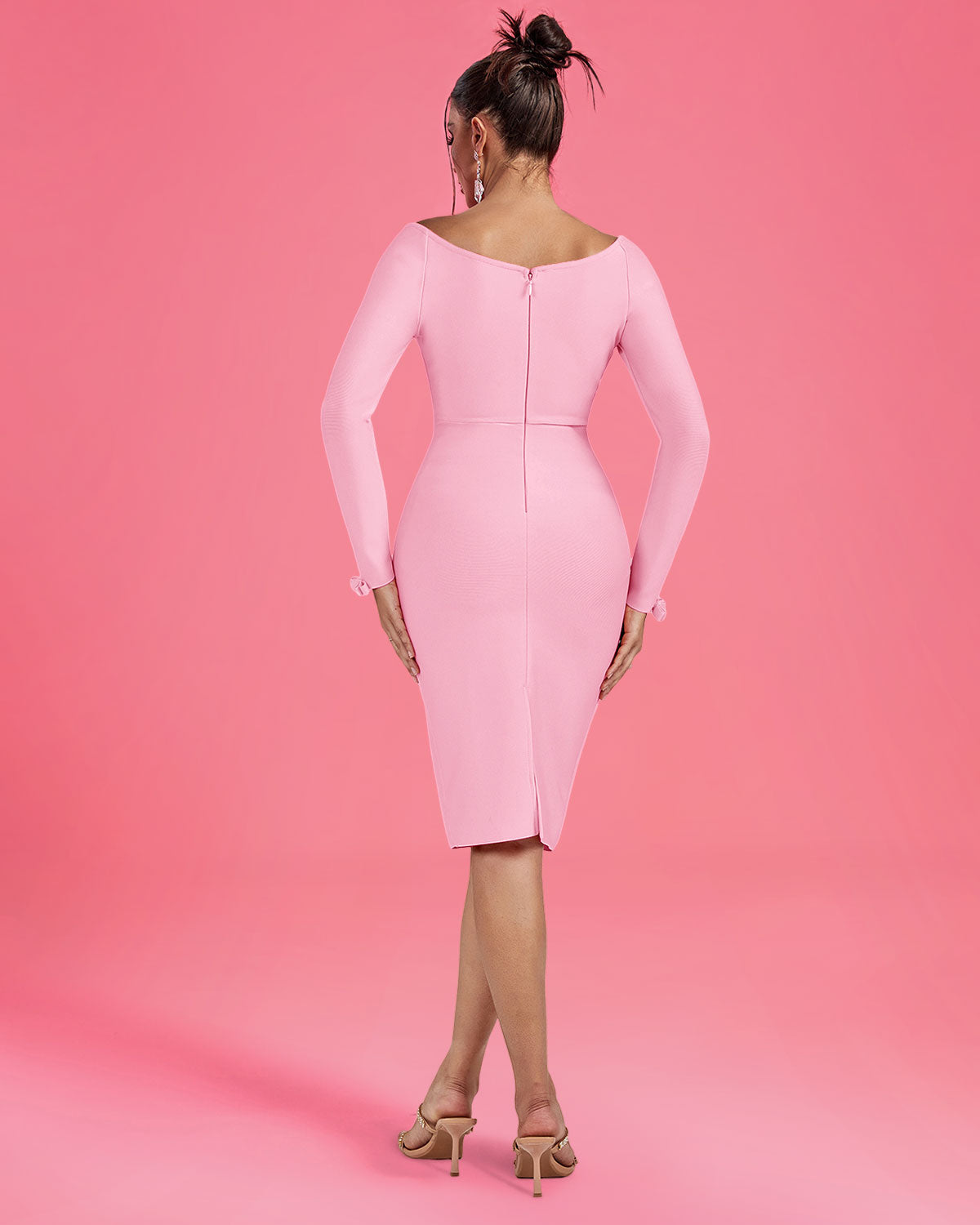 Lolita Strapless Bandage Midi Dress