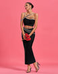 Crystal Chain Embellished Shining Set