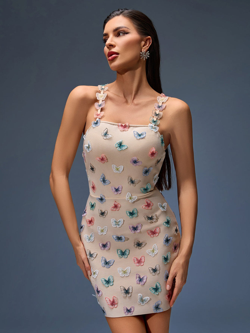 Apricot Bandage Dress OW25064