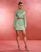 Faux Leather Two Piece Set
