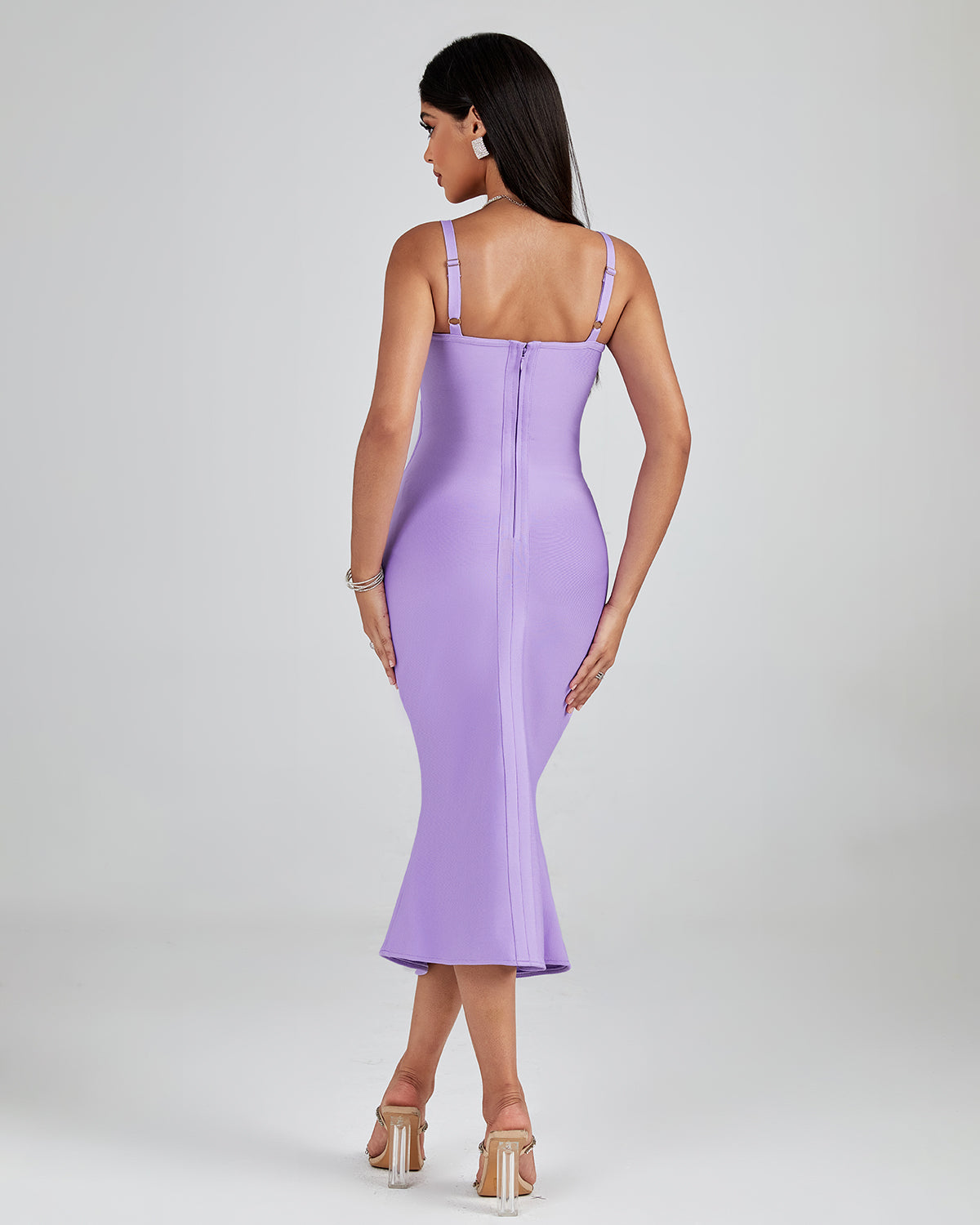 Strappy Corset Midi Bandage Dress
