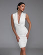 V Neck Sleeveless Bandage Dress