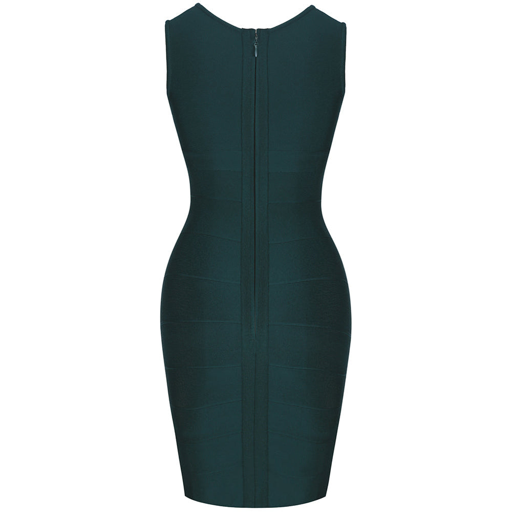 Green Bandage Dress PF21517 6