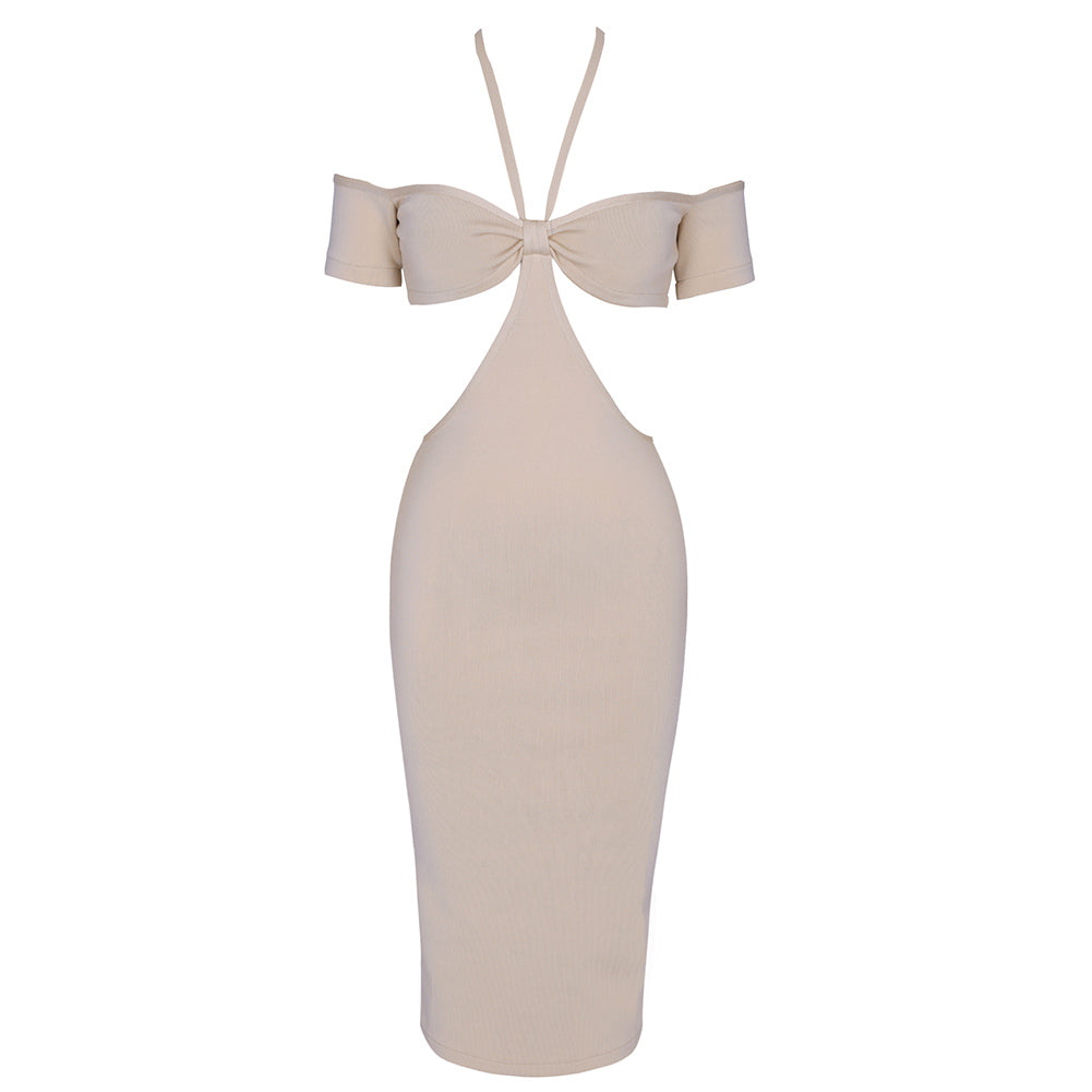 Nude Bandage Dress PF21620 1