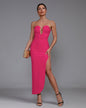 Strapless Corset Maxi Bandage Dress