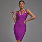 Strappy Sleeveless Cut Out Midi Bandage Dress