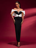 Unique & Elegant Bandage Evening Dress