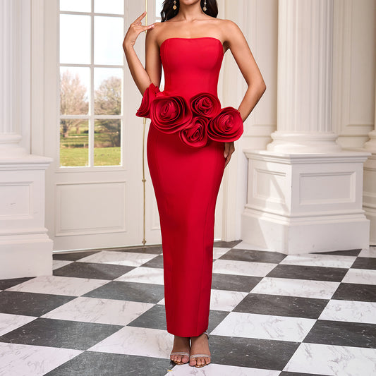 Red Bandage Dress PP25039