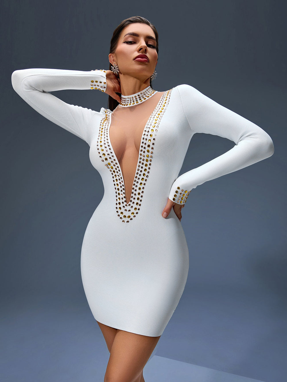 White Bandage Dress PP25070