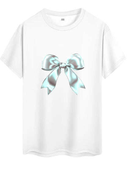 KevaMolly Graphic T Shirts for Women Summer Casual Halloween Printed Tee Cotton Tops Loose Fit