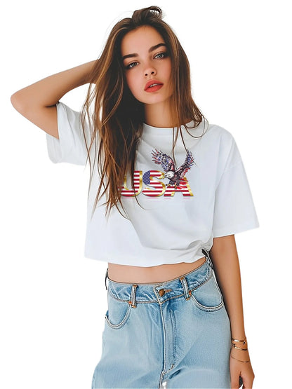 KevaMolly Graphic T Shirts for Women Summer Casual Halloween Printed Tee Cotton Tops Loose Fit