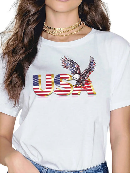 KevaMolly Graphic T Shirts for Women Summer Casual Halloween Printed Tee Cotton Tops Loose Fit