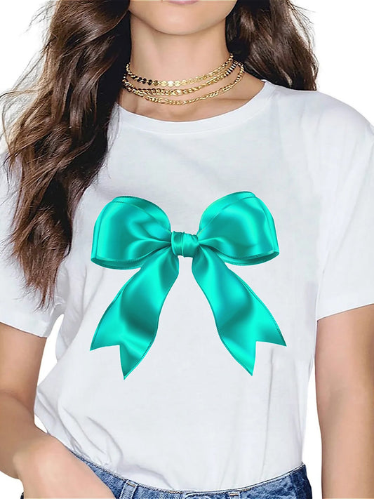 KevaMolly Graphic T Shirts for Women Summer Casual Halloween Printed Tee Cotton Tops Loose Fit