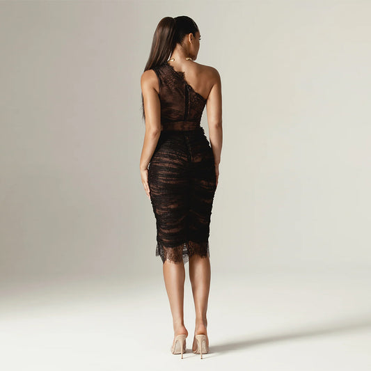 Black Bodycon Dress TJ24044