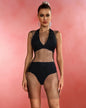 Rhinestone Fishnet See Through Glitter Dress