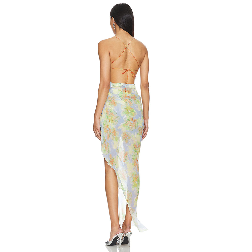 Light Green Dress ZNSBA1034